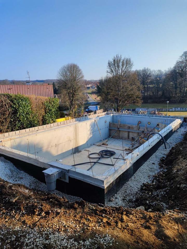 Constructeur de piscine béton Belfort
